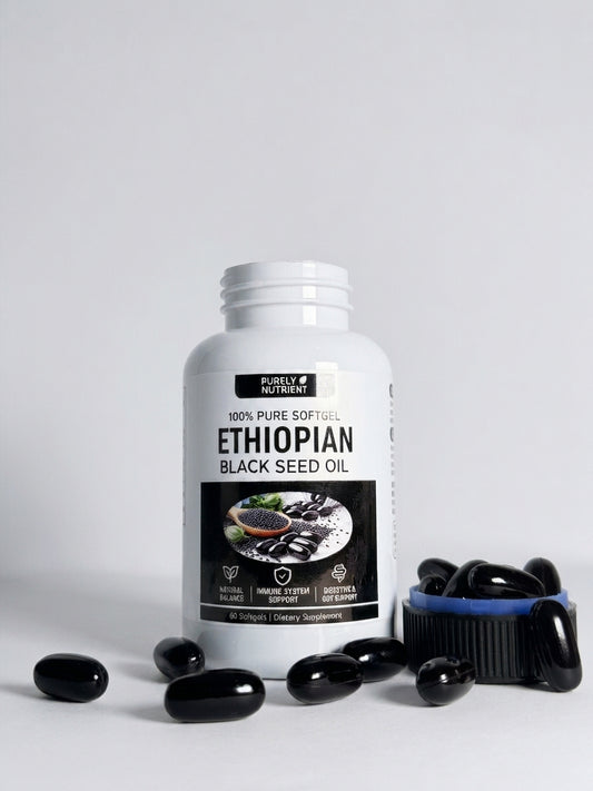Ethiopian Black Seed Oil 4.64% Thymoquinone – 60 Softgels